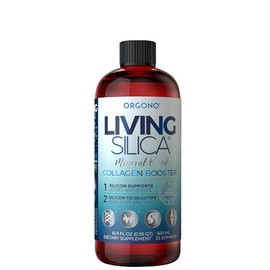 Living Silica, potenciador de colágeno para huesos, articulaciones, músculos, clavos de pelo y piel de doble fuerza, 500 mL (16.9 oz)