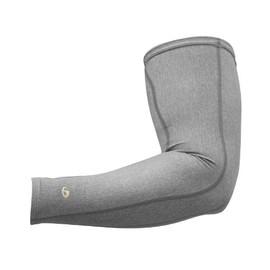 Phiten Titanium Compression Single Arm Sleeve, Heather Gray, Large