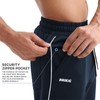 BROKIG Straight Leg Mens Sweatpants Open Bottoms Exercise Pants Casual