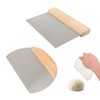 Dough Cutter, Dough Spatula, 2 Pieces Semicircular and Rectangular DIY