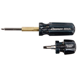 Picquic 88911 Carded Combo Pack with Sixpac Plus and Stubby Drivers, Black, 2-Piece