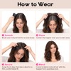 Hair Toppers for Women Thinning Hair Topper Hairpiece Curtain Bangs