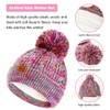 ZUPPAD Hat and Scarf Children's Set, Children's Beanie Hat Winter