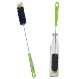 16" Water Bottle Brush for Cleaning, Dokpod Long Handle Bottle Cleaner Brush, Narrow Bottle Scrubber Brush, Hummingbird Feeder Cleaning Brushes, Cup Cleaner Brush, Meat Grinder Brush, Pipe Brush