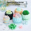 9Pcs Succulent Silicone Mold Soft Flexible Easy Release Easy to