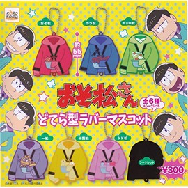 Osomatsu-San dotera Notebook Rubber Mascot all 7 types Set