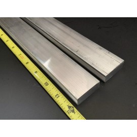 Holen Aluminum 2 Pieces 5/8" X 1-1/2" X 12" Long ALUMINUM FLAT BAR STOCK SOLID 6061 T6511