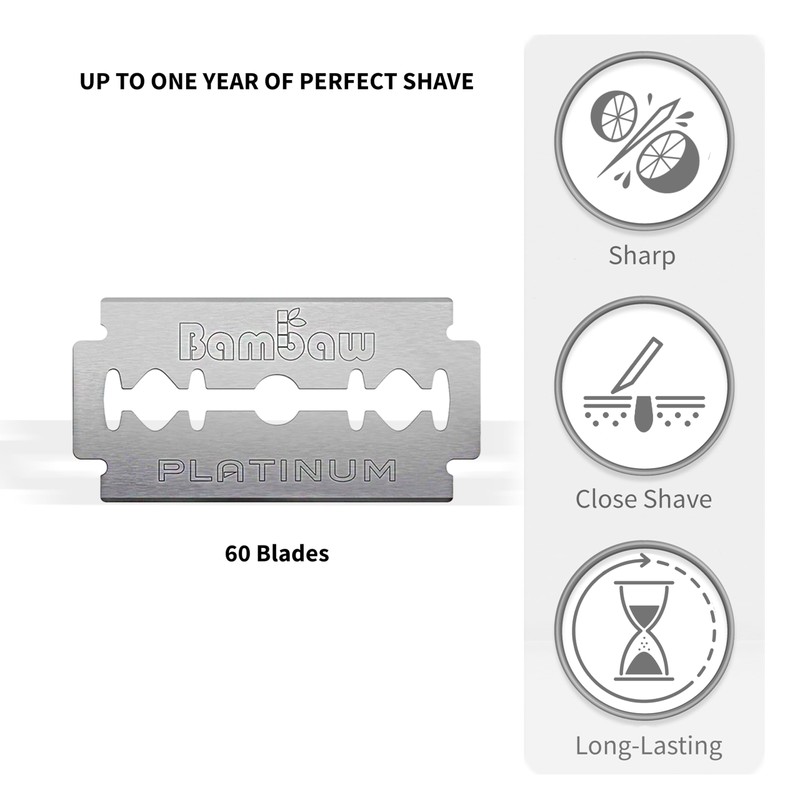 Bambaw – Double Edge Safety Razor Blades, Swedish Stainless Steel