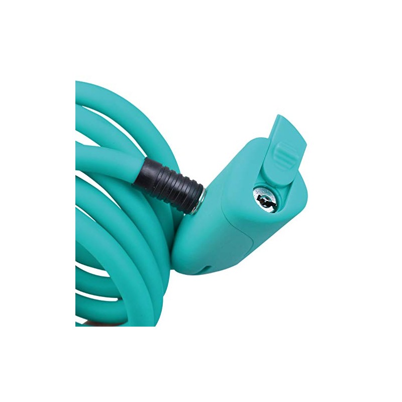 J&C FAVORI FV-04 Coil Lock with Bracket, Seat Post Bracket,