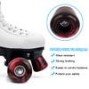 Tanzfrosch 8 Pack Roller Skate Wheels with Bearings Installed and