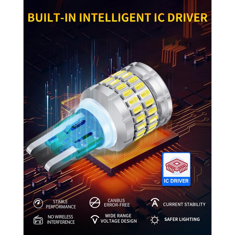 lupuauto 912 921 LED Bulbs for Backup Reverse Light Bulbs