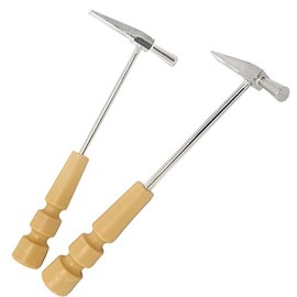 Honbay 2PCS Metal Kalimba Tuning Hammers Thumb Piano Tuning Hammers with Plastic Handle Instrument Accessory for Percussion Instrument Tool Accessory (6.3")
