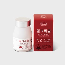 이로아 밀크씨슬 500mgX60정 - 3박스 Iroa Milk Thistle 500mg X 60 Tablets - 3 Boxes