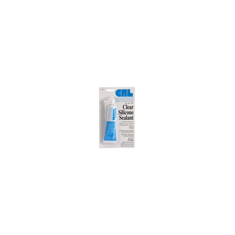CRL Clear Silicone Sealant in 3 Fl. Oz. Squeeze Tubes