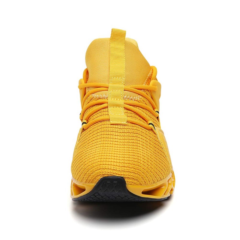 FUTAI - Tenis deportivos para correr para mujer, 6099 Yellow,