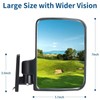 Golf Cart Side Mirrors with Turn Signal Light Golf Cart