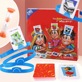 CIYIN Who Am I Guessing Game, Who Is It for Children, Fast Guessing Game, What Am I Game, Guess Who Game Who Am i, Family Guess Games, Logical Argumentation Toy for 2-6 Games