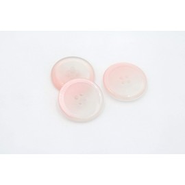 20PCS 4 Holes Resin Round Buttons Craft Sewing Snaps 4 Holes Handmade DIY Accessories (Pink, 23mm)
