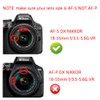 Lens Cap Compatible for Nikon D5200 D3300 w/NIKKOR AF-S 18-55mm