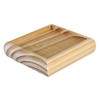 Cambridge Clear Pine Flat Newel Cap 110x110x27mm, Full Stair Newel