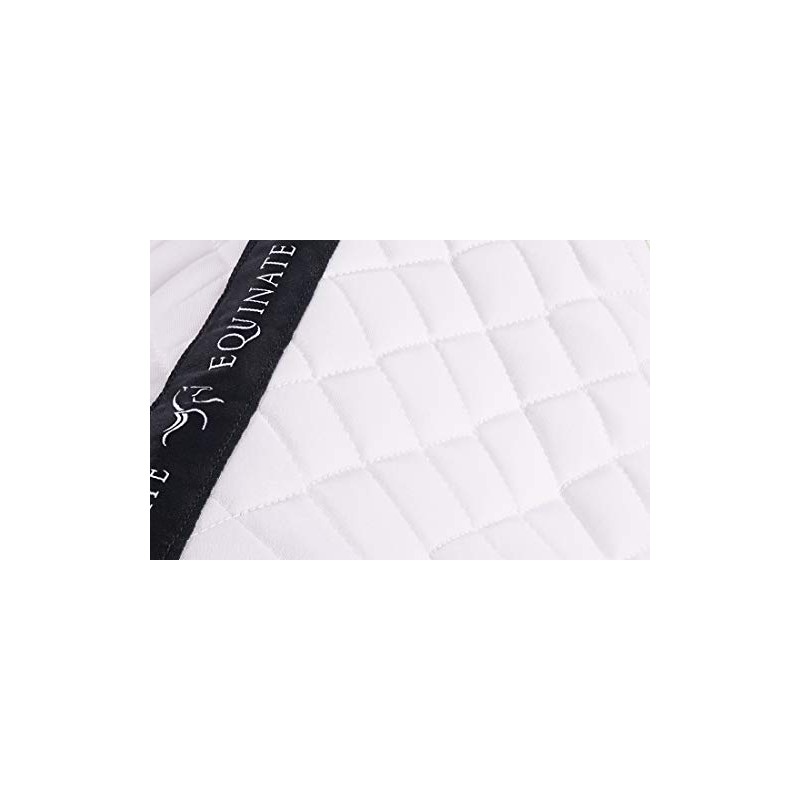 Equinate Sidney Padded Saddle Pad with Synthetic Lambskin Horse Pony