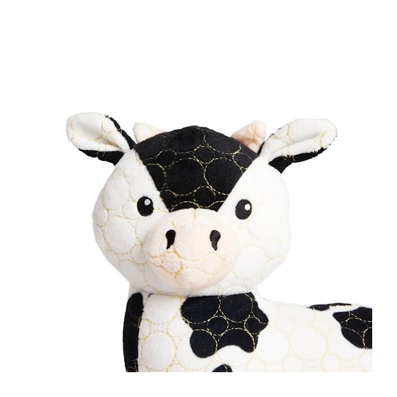 Leaps & Bounds Tough Cow Dog Toy, Medium