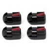 Quick Release End Fittings for 10mm Ball-Stud (4 Pack) -