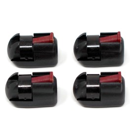 Quick Release End Fittings for 10mm Ball-Stud (4 Pack) - Black M6 Female Thread - Gas Spring Strut Lift Support Sockets RT-60-00005 (4)