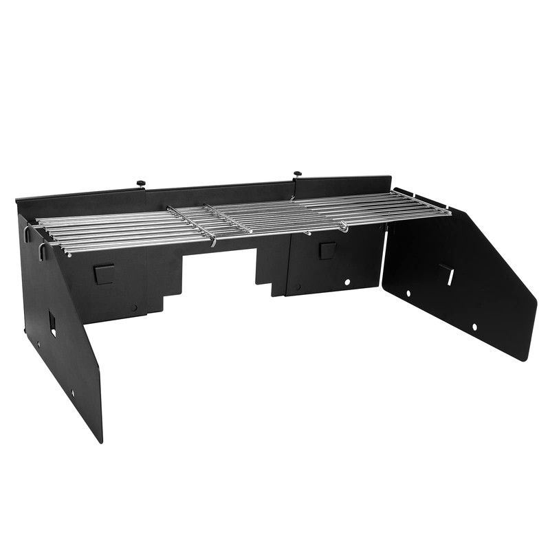 PHYESUVIN Universal Wind Screen/Guard and Griddle Warming Rack Set Fit