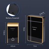 Aigostar waterproof portable wireless bell set, doorbell kit, LED flashing,
