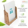 stableco 1x Ecological Wall Brochure Stand DIN A4 Vertical 1