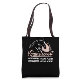 Funny Horseback Riding for Equestrian Horse Rider for Women Tote Bag