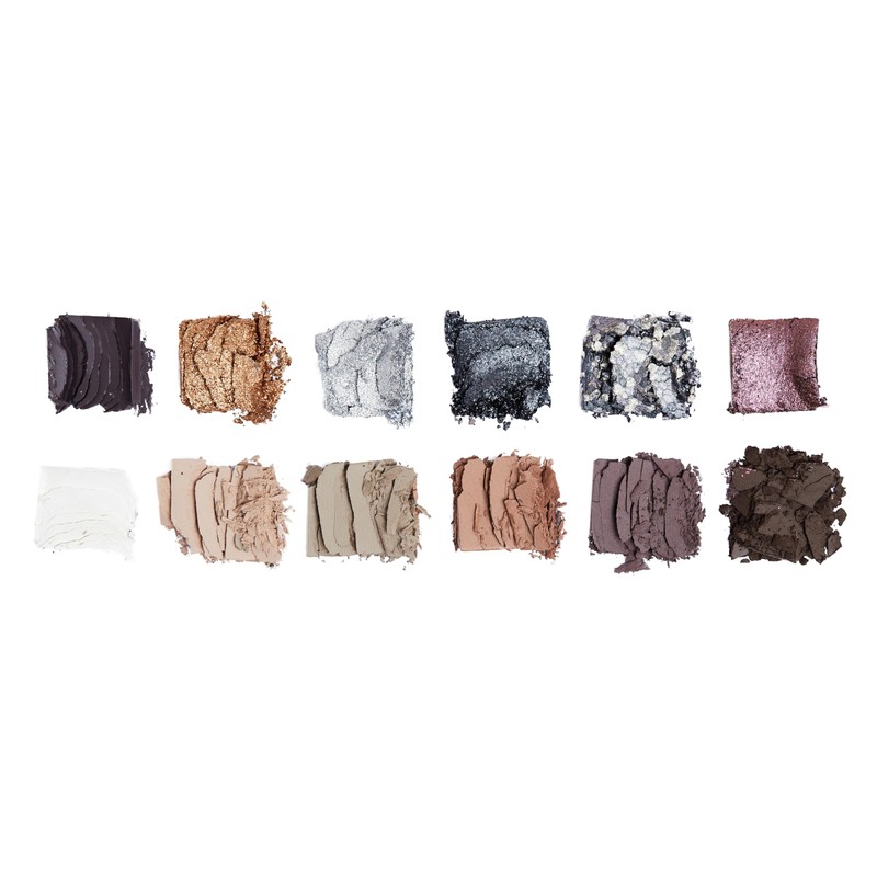Makeup Revolution, The Smokey Icon Grunge Eyeshadow Palette, Cream, Matte