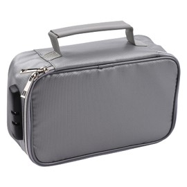 Fireproof Bag,Fireproof File Document Bag with 3 Digits Locking Zipper Closure Safety Organizer Fireproof and Water Resistant Money Pouch Multi-layer Card Case for Home Office Travel Passport