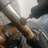 Luo ke Coarse Crimped Stainless Steel Wire Brush Wheel with