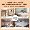 BALAPET Firm Bedside Cat Bed, Cat Bed with Soft Guardrail