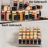 MAYZOLOP 4 Tier Spice Rack, Standing, Spice Rack, No Drilling,