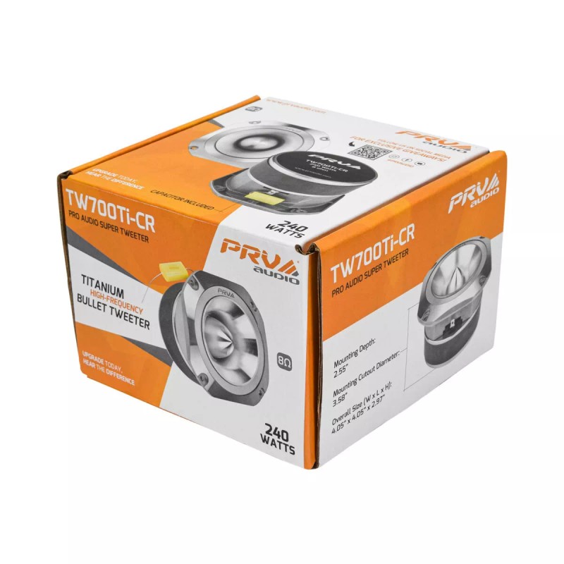 PRV Audio 2x PRV Audio TW700Ti-CR Bullet 4” Pro Tweeter