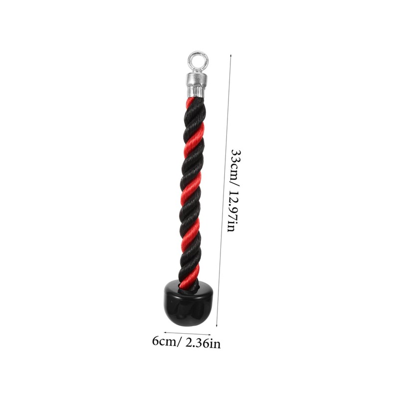 Kisangel Single Tricep Rope Single End Cable Attachment Fitness Pull