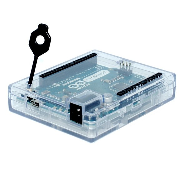 SB Components Transparent Ard-uino Leonardo Clear Case, Protective Case for