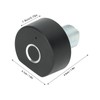 Fingerprint Cabinet Lock Smart Fingerprint Drawer Lock Perforation Free USB