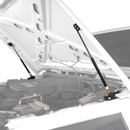 V8 GOD JK Front Hood Lift Supports Kit, Assist Hydraulic Rod Gas Charged Strut Shocks for Jeep Wrangler JK & Unlimited 2011-2018 - Pair
