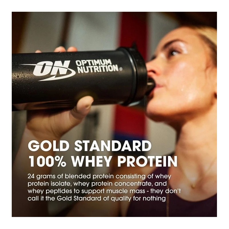 Optimum Nutrition, Gold Standard 100% Whey, Vanilla Ice Cream, 5.64