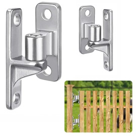 2 Pack 304 Stainless Steel Gate Hinges, 5/8'' Wall Mount Gate Hinge for Farm Gates Wooden Fence, Capacity up to 600lbs
