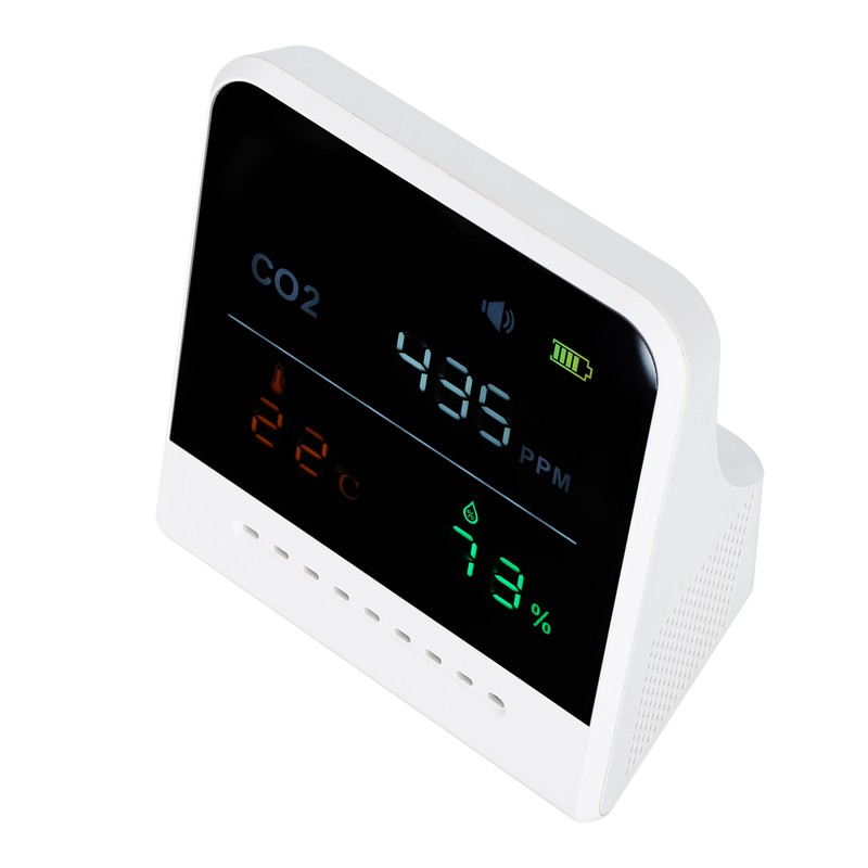 Carbon Dioxide Detector Digital Air Quality Tester with Temperature Humidity