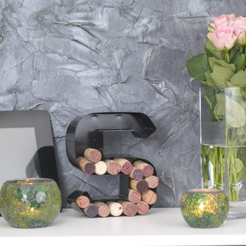 Made Easy Kit Metal Letter Wine Cork Keepsake Saver &