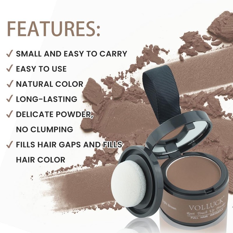 Root Touch up Powder, Instant Hairline Powder for Thinning Areas