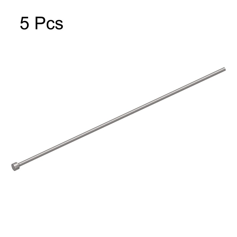 sourcing map Straight ejector pins 3 mm (1/8 inch) diameter