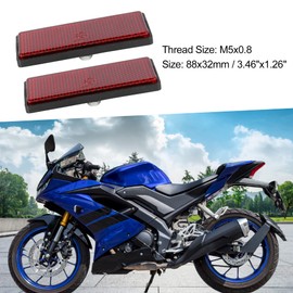 A ABSOPRO Pack of 2 motorcycle reflector warning reflective stickers