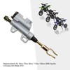 GOOFIT Motorcycle Rear Brake Hydraulic Master Cylinder for 50cc 70cc